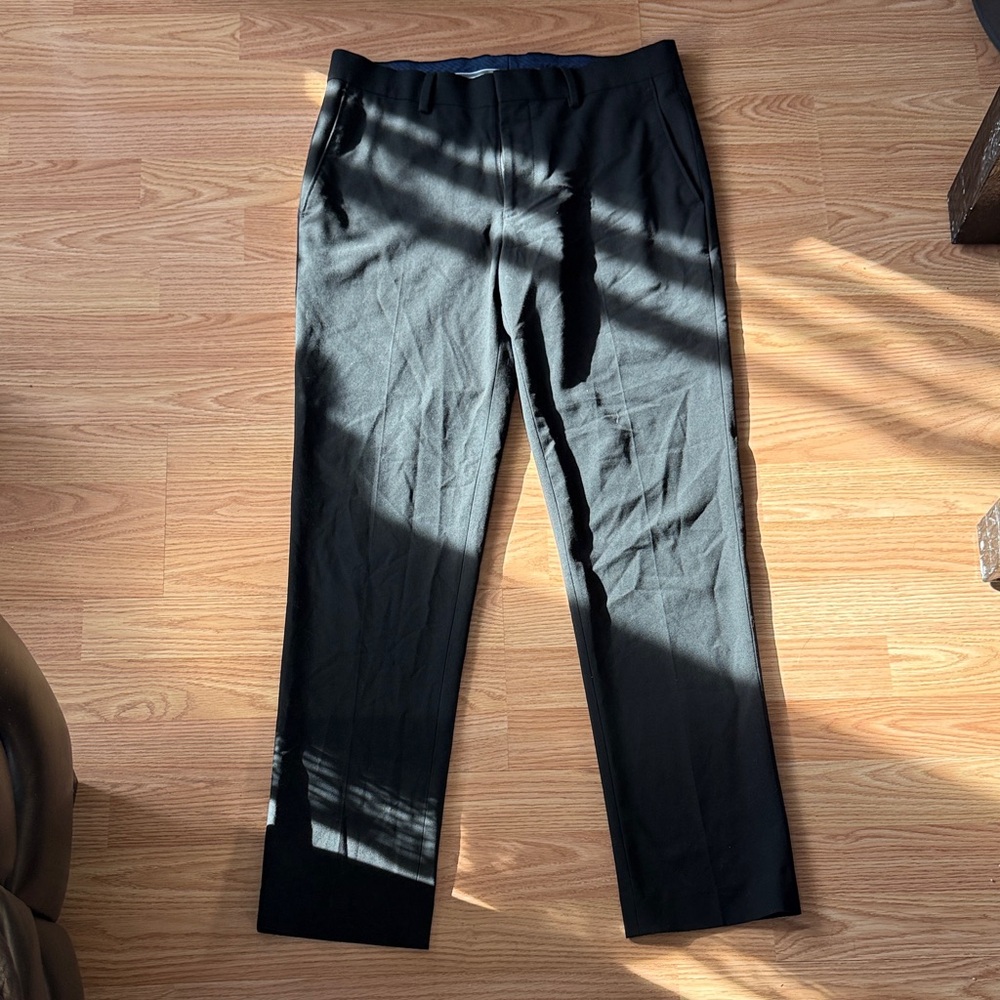 Louis Raphael Classic Black Dress Pants Men’s 30x30 Skinny Fit